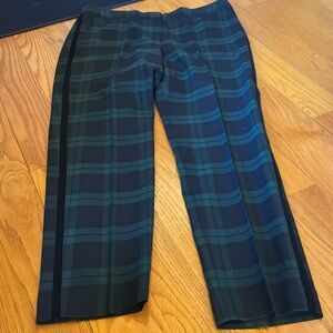 Talbots Green Plaid Pants